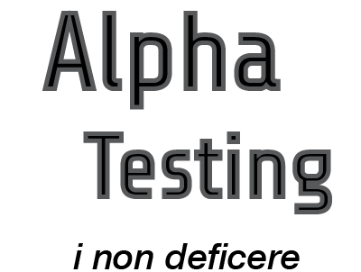 Alpha Testing